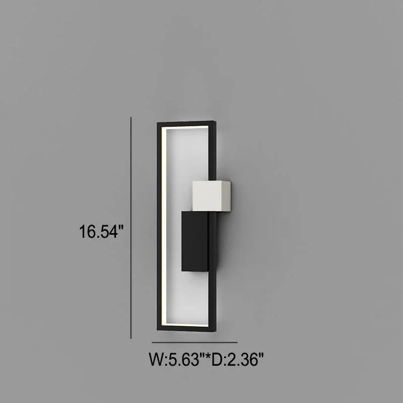 LumiSil - Minimalist Square Frame LED Wall Lamp -  - #tag1#
