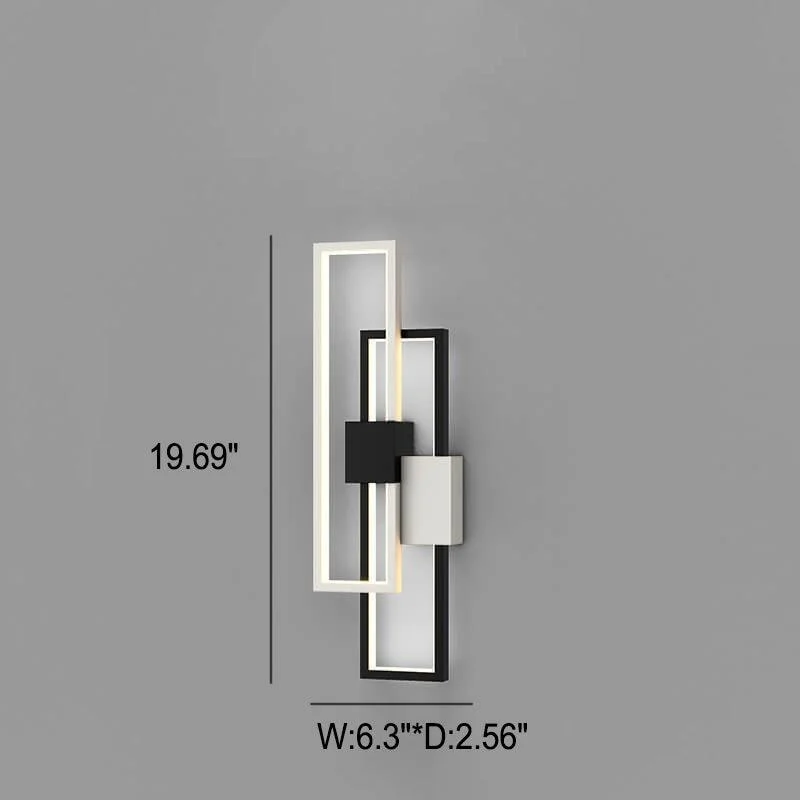 LumiSil - Minimalist Square Frame LED Wall Lamp -  - #tag1#