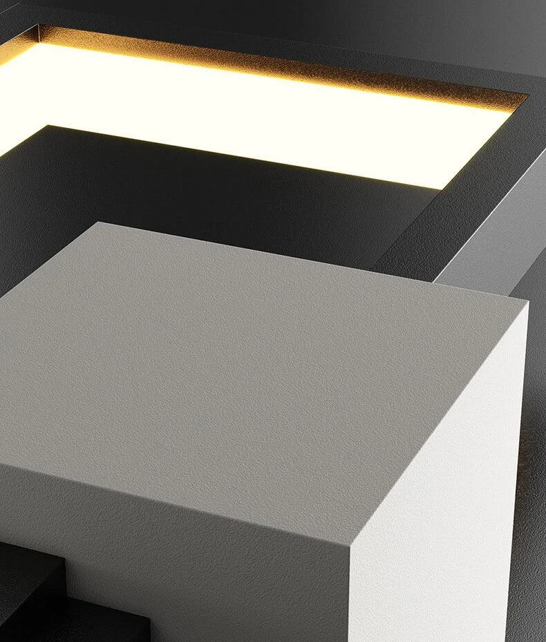 LumiSil - Minimalist Square Frame LED Wall Lamp -  - #tag1#