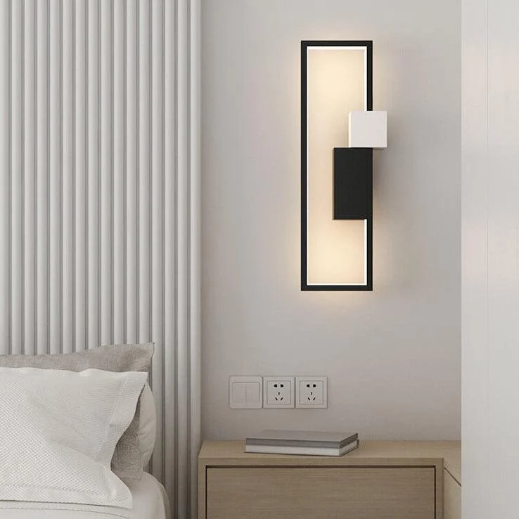 LumiSil - Minimalist Square Frame LED Wall Lamp -  - #tag1#