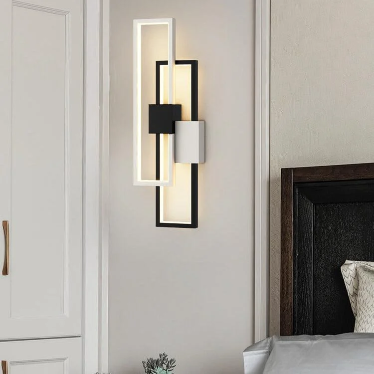 LumiSil - Minimalist Square Frame LED Wall Lamp -  - #tag1#