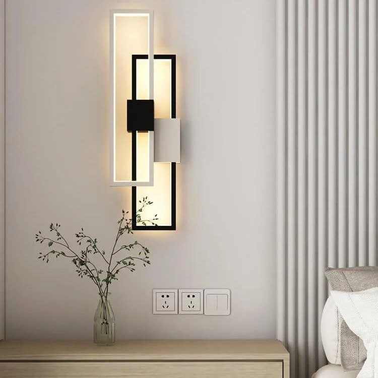LumiSil - Minimalist Square Frame LED Wall Lamp -  - #tag1#