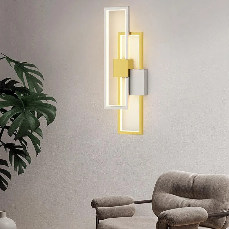 LumiSil - Minimalist Square Frame LED Wall Lamp -  - #tag1#