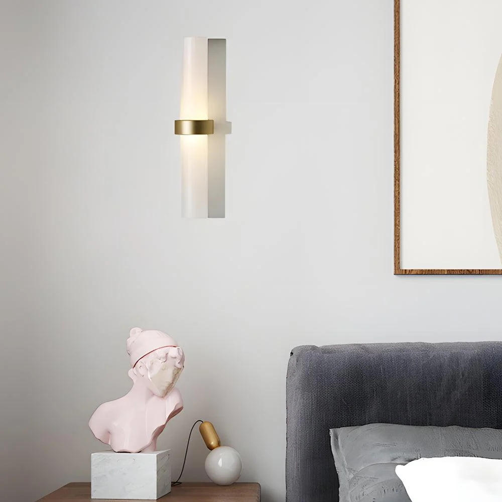 LumiTube - Modern Wall Lamp Made of Matte Glass -  - #tag1#
