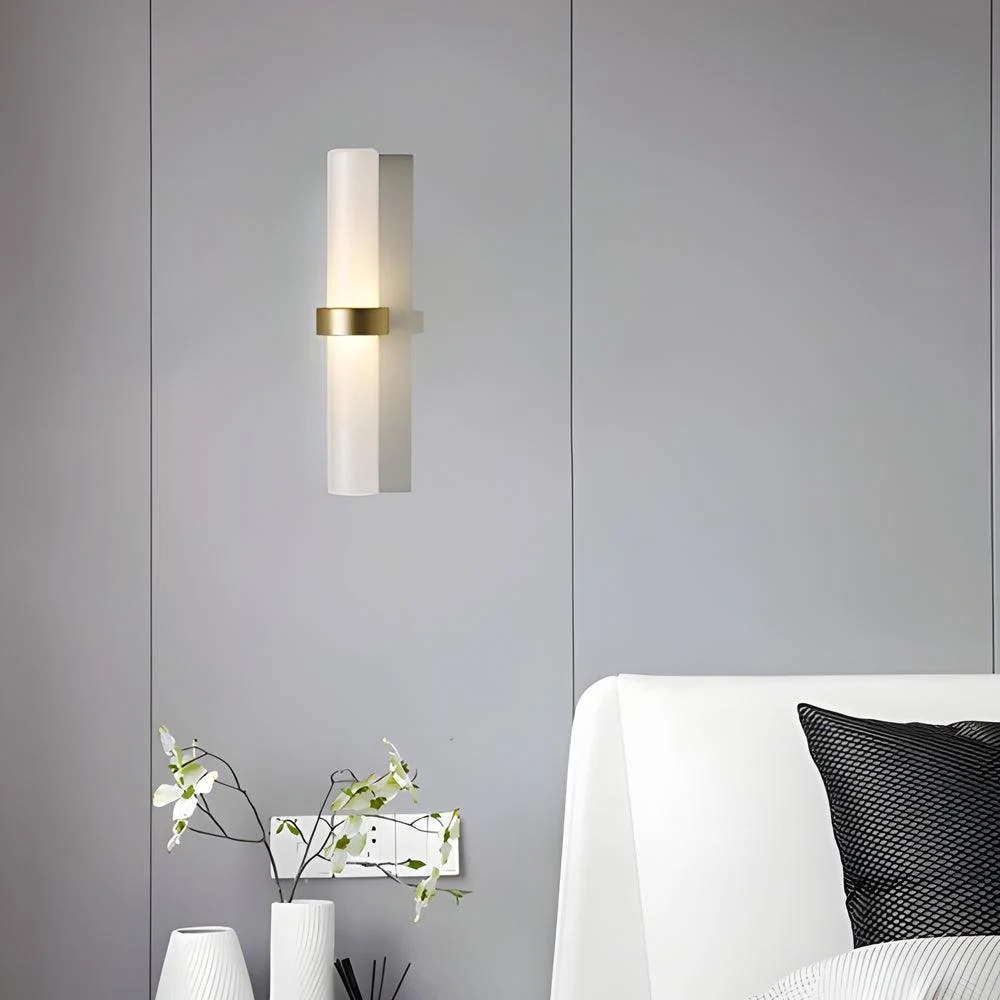 LumiTube - Modern Wall Lamp Made of Matte Glass -  - #tag1#