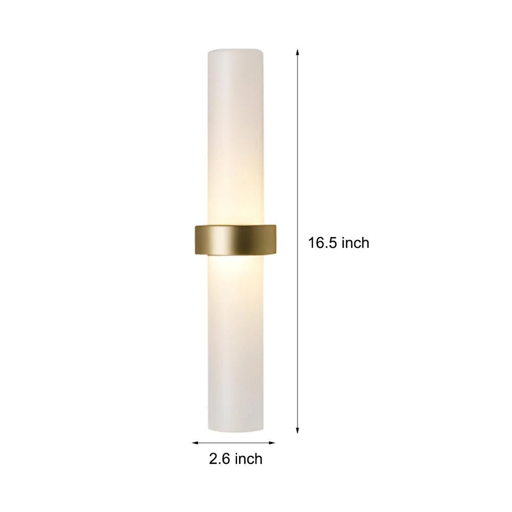 LumiTube - Modern Wall Lamp Made of Matte Glass -  - #tag1#