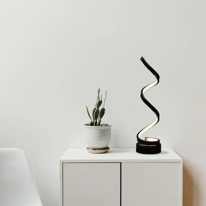 LumiTwist Compact and Versatile LED Spiral Lamp tag1