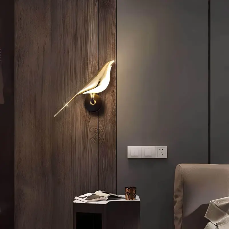 LumiVogel-NordischeLED-WandlampemitVogelmotiv6 LumiVogel NordischeLED WandlampemitVogelmotiv6