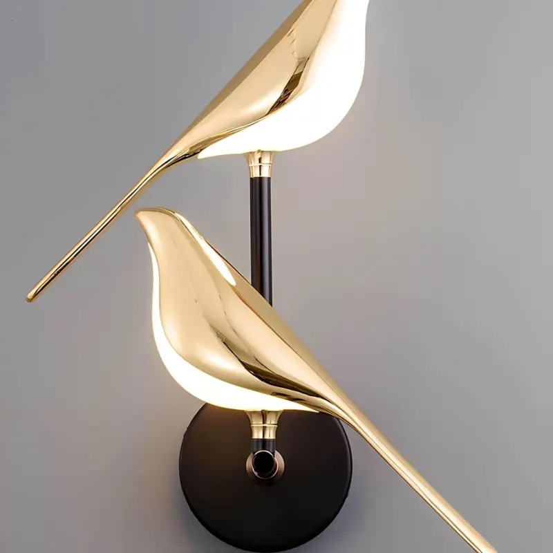 LumiVogel NordischeLED WandlampemitVogelmotiv8