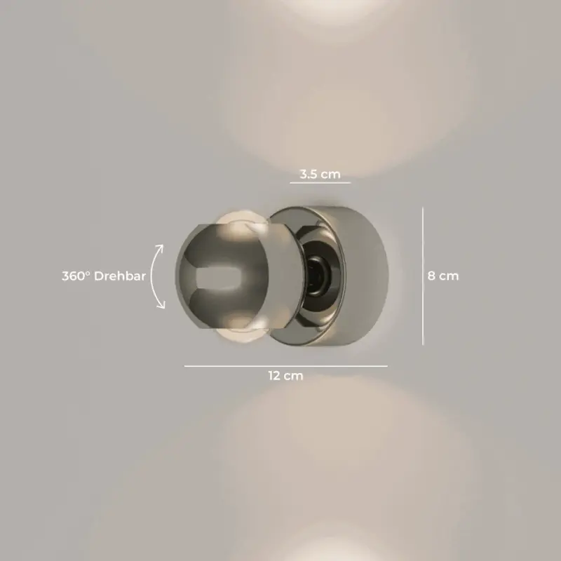 LumiWave Stylish LED Wall Light tag1