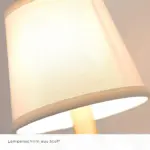 Lumiflora Moderne Wandlampe Pflanzenmotiv Wandbeleuchtung Stoff Design xlumina5