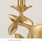 Lumiflora Moderne Wandlampe Pflanzenmotiv Wandbeleuchtung Stoff Design xlumina7