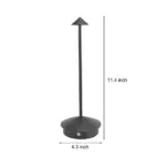 LuminZen Modern Spherical Desk Lamp with RGB Color Changing and Wireless Charging tag1