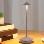 LuminZen Modern Spherical Desk Lamp with RGB Color Changing and Wireless Charging tag1