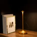 LuminZen Modern Spherical Desk Lamp with RGB Color Changing and Wireless Charging tag1