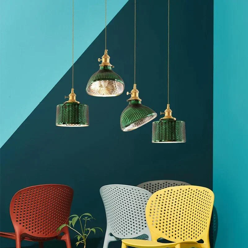 LuminaGlow - Vintage Glass Pendant Lamps -  - #tag1#