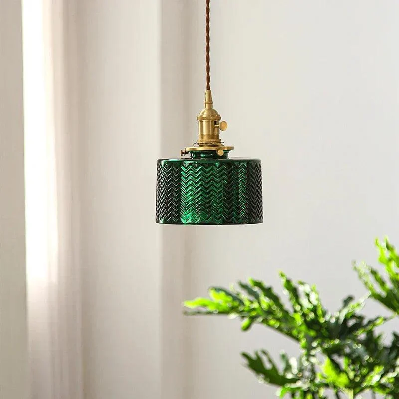 LuminaGlow - Vintage Glass Pendant Lamps -  - #tag1#