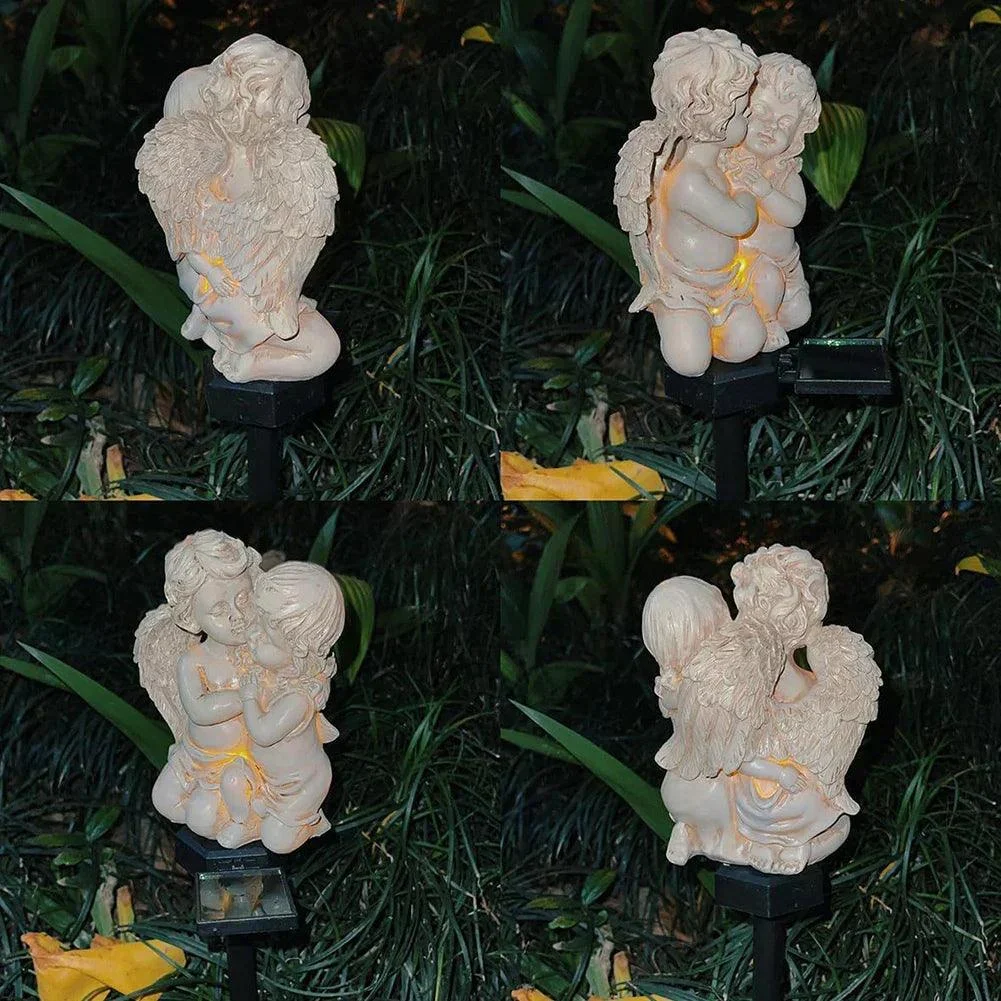 Luminaar - Heavenly Resin Angel Solar Lamp -  - #tag1#