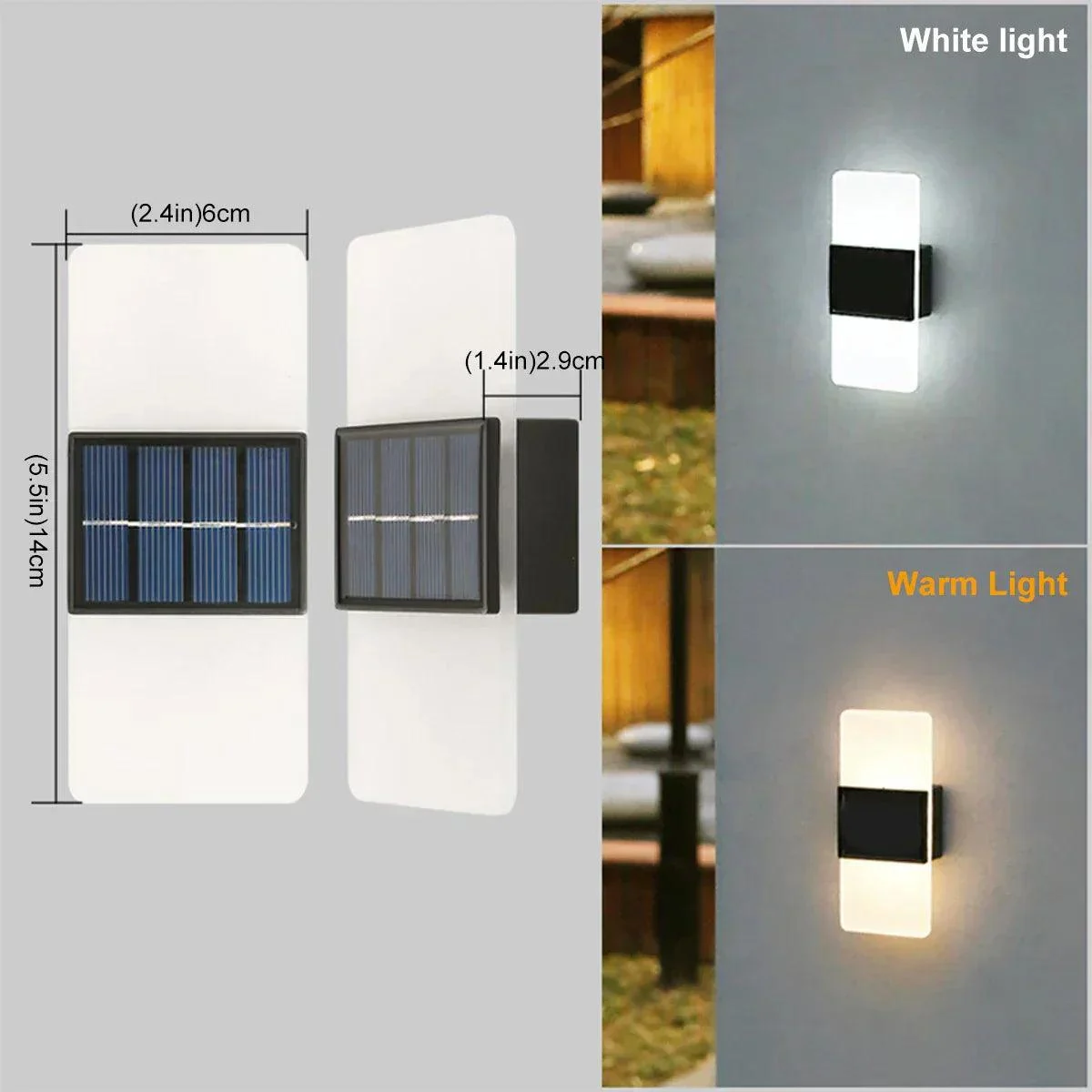 LuminaraSolar - Solar Powered LED Outdoor Wall Lamp -  - #tag1#