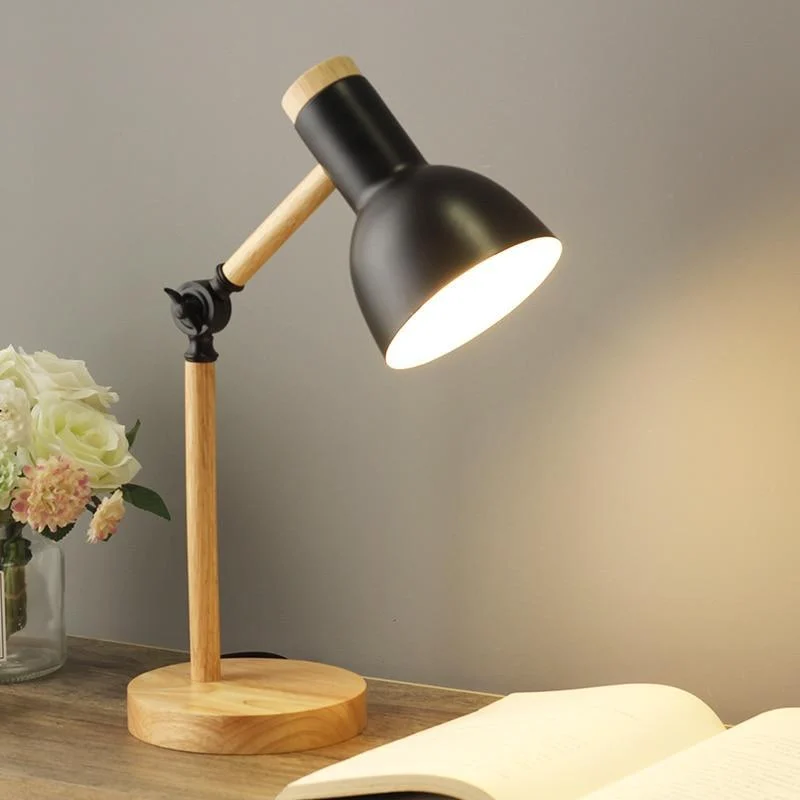 LuminoShade - Modern Scandinavian Style Wooden Desk Lamp -  - #tag1#