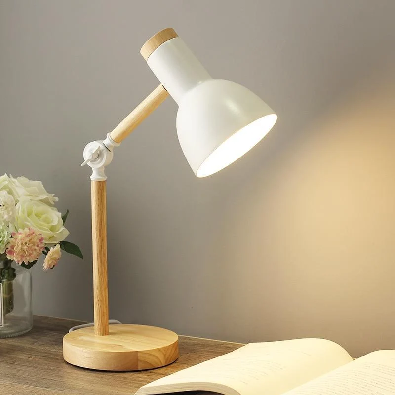 LuminoShade - Modern Scandinavian Style Wooden Desk Lamp -  - #tag1#
