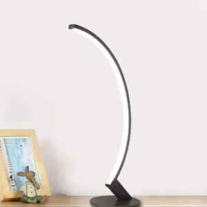 Luminoso - Light up your space with the Stylish Arc Metal Modern Table Lamp from Luminoso