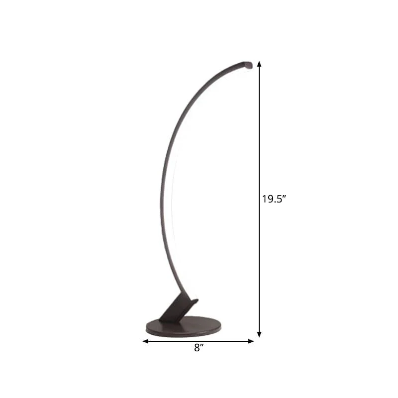 Luminoso - Light up your space with the Stylish Arc Metal Modern Table Lamp from Luminoso -  - #tag1#