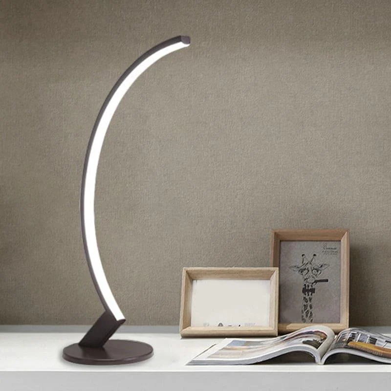 Luminoso - Light up your space with the Stylish Arc Metal Modern Table Lamp from Luminoso -  - #tag1#