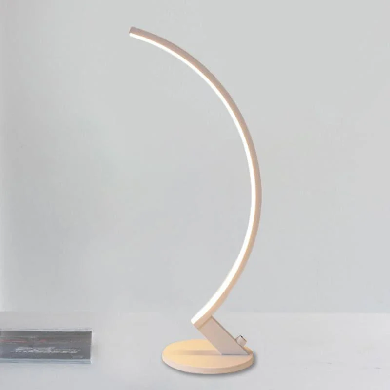Luminoso - Light up your space with the Stylish Arc Metal Modern Table Lamp from Luminoso -  - #tag1#