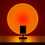 LuminousGlow Vintage Sunset Table Lamp tag1