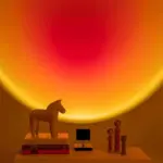 LuminousGlow Vintage Sunset Table Lamp tag1