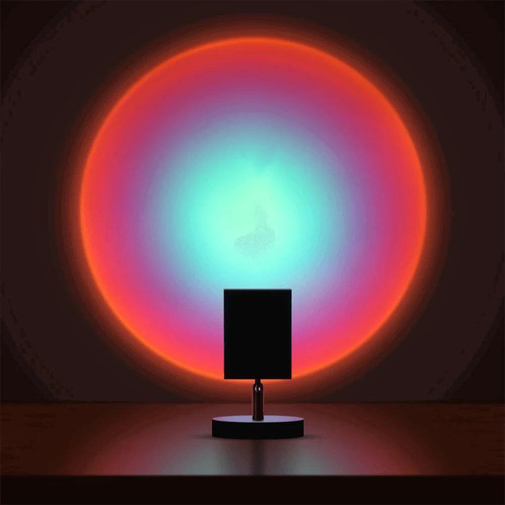 LuminousGlow - Vintage Sunset Table Lamp -  - #tag1#