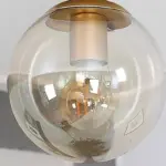 LuminousSphere Modern Glass Ball Ceiling Lamp tag1