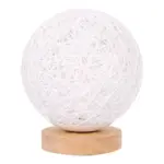 LuminousSphere Rattan Ball Table Lamp tag1