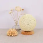 LuminousSphere Rattan Ball Table Lamp tag1