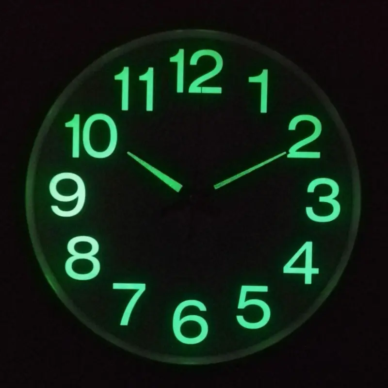 Luminous Classroom Silent Wall Clock 12 Inches