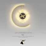 Luminous Clock Beautiful modern Nordic design tag1