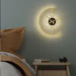 Luminous Clock Beautiful modern Nordic design tag1