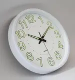 Luminous Numbers Simple Silent Clock 12 Inches