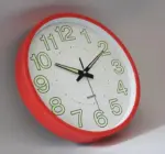 Luminous Numbers Simple Silent Clock 12 Inches