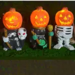 Luminous Pumpkin Head Resin Crafts tag1