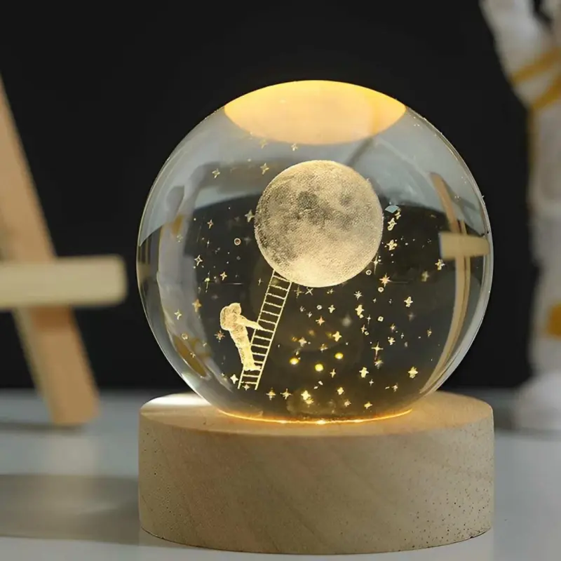 Luminous crystal ball tag1