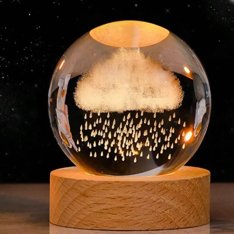 Luminous crystal ball tag1