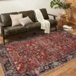 LunaCarpet WashablePersianRugforLivingRoom Homeko1