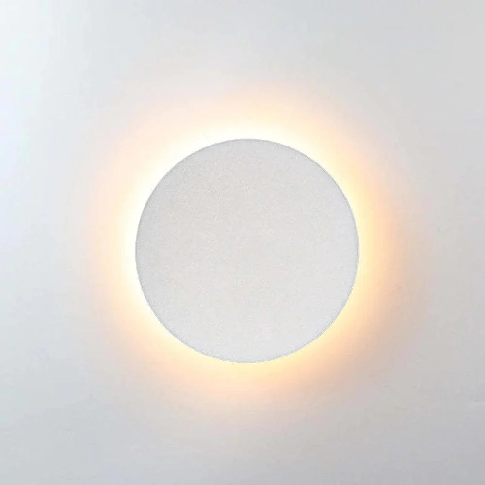 LunaGlow - Minimalist LED Wall Lamps Black Metal for Garden and Hallway -  - #tag1#