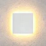 LunaGlow Minimalist LED Wall Lamps Black Metal for Garden and Hallway tag1