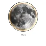 LunaLux LEDMondWandleuchtemitDimmer6
