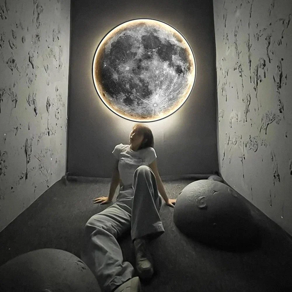 LunaLux - LED moon wall light -