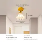 LunaLuxe Contemporary Ceiling Lamp tag1