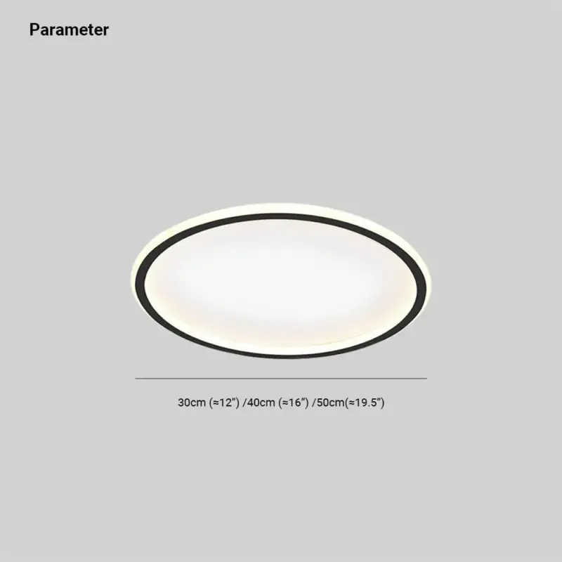 LunaNova Modern Round LED Ceiling Lamp Metal Acrylic tag1